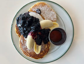 -pancake- 3Piece BlueBerry & Banana